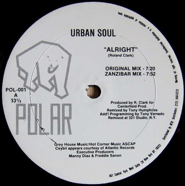 Urban Soul - Alright | Polar Records (POL-001)