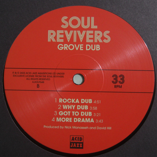 Soul Revivers - Grove Dub | Acid Jazz (AJX2LP648) - 4 Soul Revivers - Grove Dub | Acid Jazz (AJX2LP648) - 4