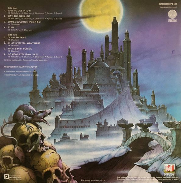 Nazareth - No Mean City | Vertigo (6370 428) - 2