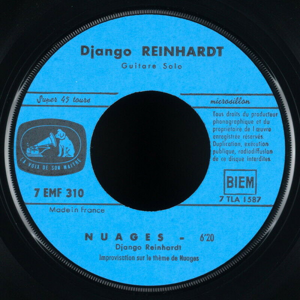 Django Reinhardt - Guitare Solo Inedits | La Voix De Son Maître (7 EMF 310) - 4