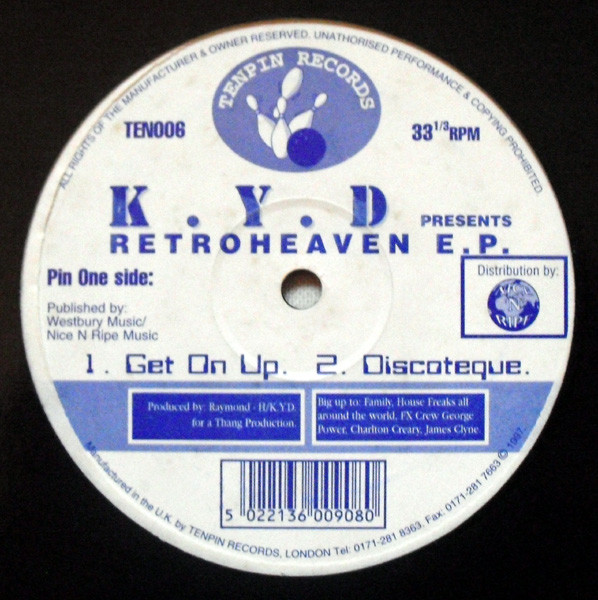 K.Y.D - Retroheaven E.P. | Ten Pin Records (TEN 006)
