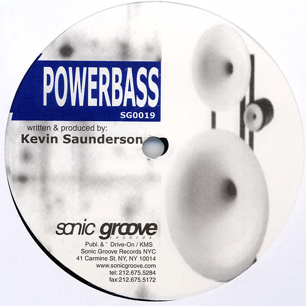 Kevin Saunderson - Powerbass | Sonic Groove (SG0019) - 2