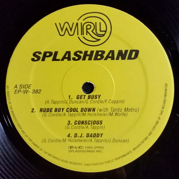 The Splashband - Get Busy | WIRL (EP-W-382) - 3