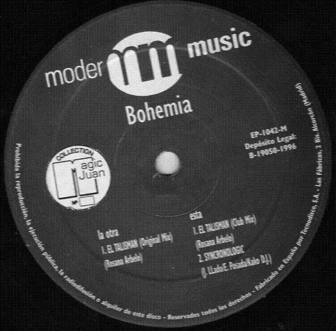 Bohemia - El Talisman | Moder Music (EP-1042-M) - 2