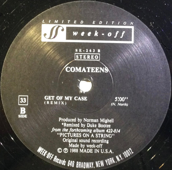 Comateens - Get Off My Case | Week-Off Records (SE-263) - main Comateens - Get Off My Case | Week-Off Records (SE-263) - main