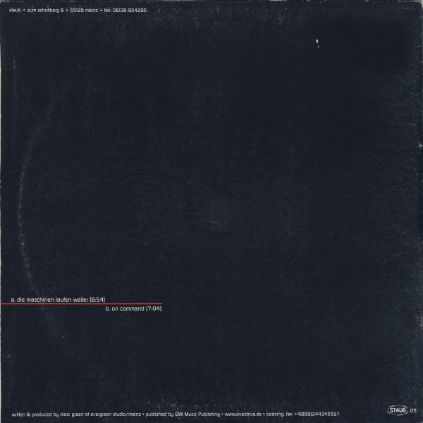 Marc Green Presents Marc Green - Die Maschinen Laufen Weiter | Staub (Staub 05) - 2