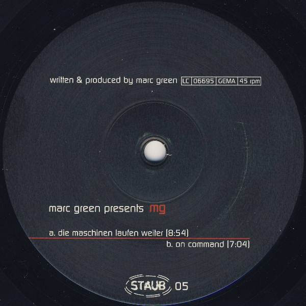 Marc Green Presents Marc Green - Die Maschinen Laufen Weiter | Staub (Staub 05) - 4