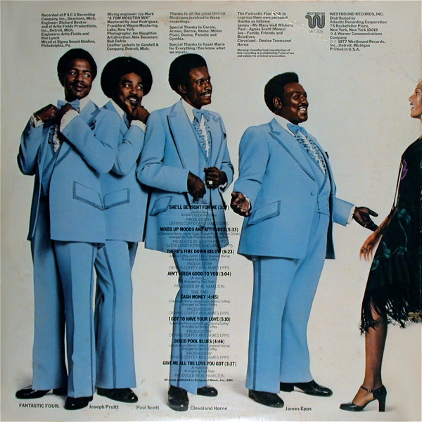 Fantastic Four - Got To Have Your Love | Westbound Records (WT 306) - 2