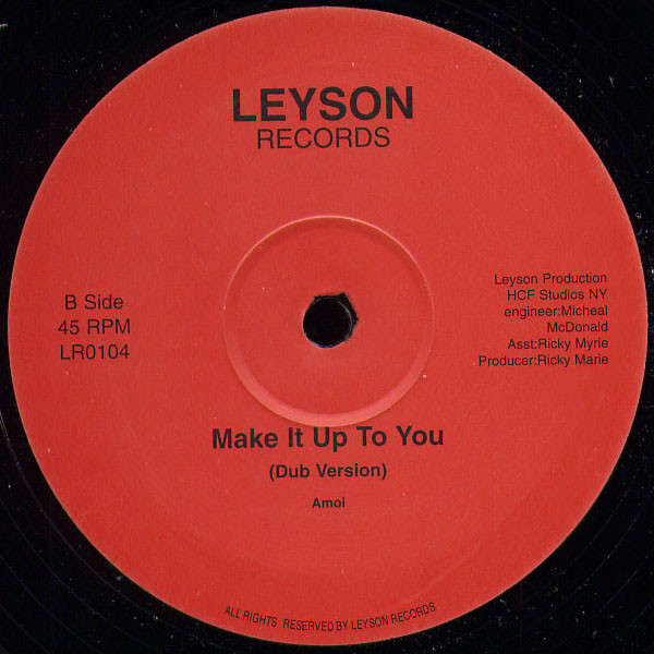 Gumbae Culture / Amoi - It Shouldn't Of Been There From The Start / Make It Up To You | Leyson Records (LR0104)