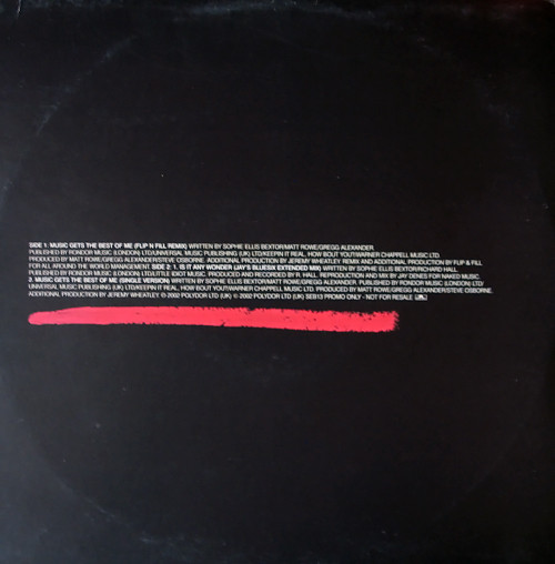 Sophie Ellis-Bextor - Music Gets The Best Of Me | Polydor (SEB13) - 2 Sophie Ellis-Bextor - Music Gets The Best Of Me | Polydor (SEB13) - 2