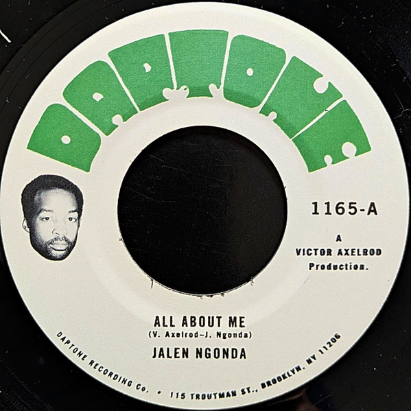 Jalen N'Gonda - All About Me | Daptone Records (1165) - main