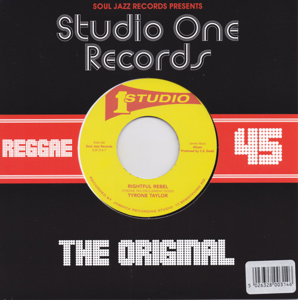 Denise Darlington / Tyrone Taylor - Feel So Good / Rightful Rebel | Studio One (SJR 314-7) - 4