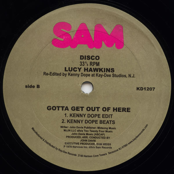Lucy Hawkins - Gotta Get Out Of Here | Sam Records (KD-1207) - 2