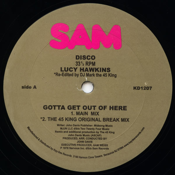 Lucy Hawkins - Gotta Get Out Of Here | Sam Records (KD-1207)
