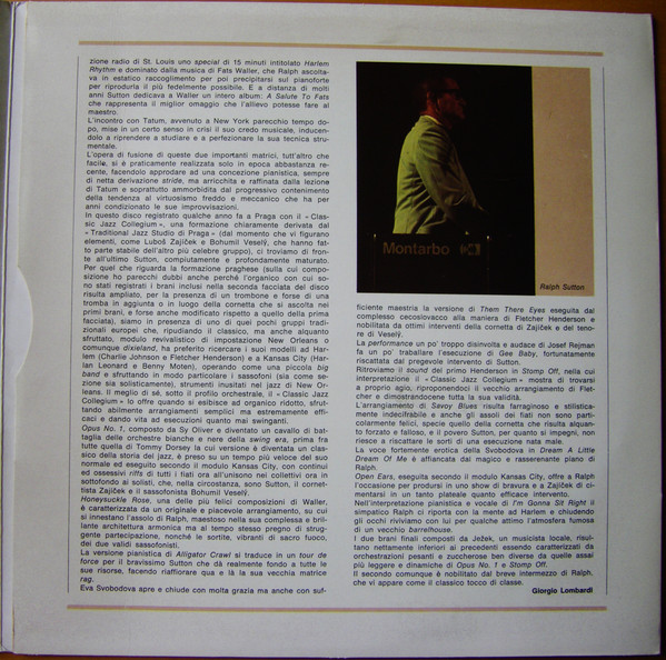 Ralph Sutton & Classic Jazz Collegium - I Giganti Del Jazz Vol. 46 | Curcio (GJ-46) - 3