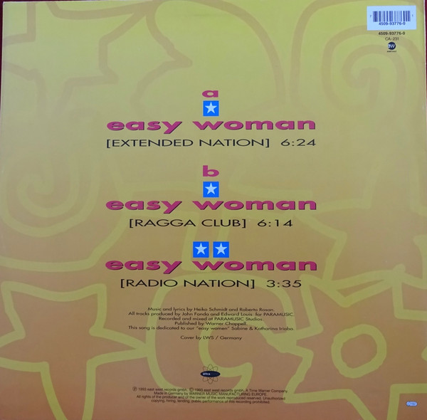 B.B.Nation - Easy Woman | EastWest (4509-93776-0) - 2