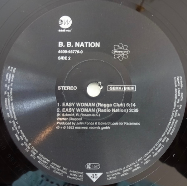 B.B.Nation - Easy Woman | EastWest (4509-93776-0) - 4