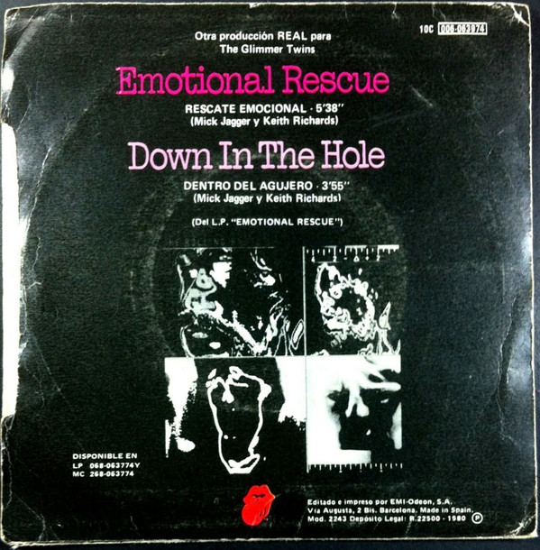 The Rolling Stones - Emotional Rescue = Rescate Emocional | Rolling Stones Records (10C 006-063974)