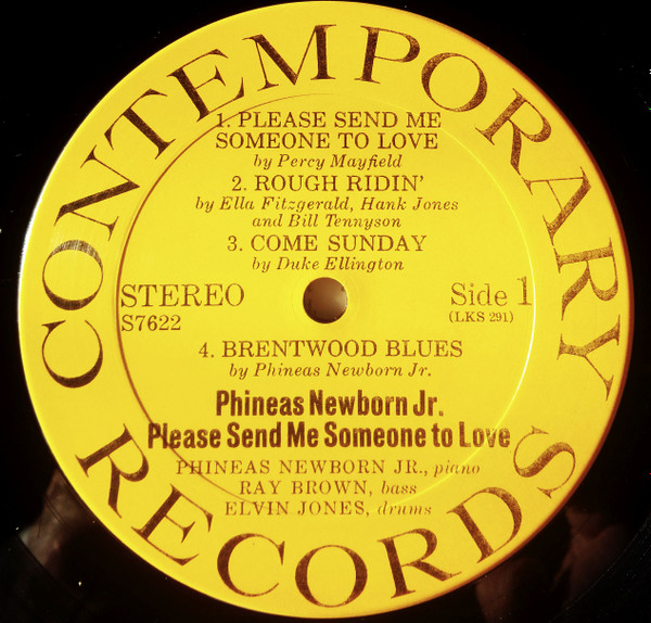 Phineas Newborn Jr. - Please Send Me Someone To Love | Contemporary Records (S7622) - 2 Phineas Newborn Jr. - Please Send Me Someone To Love | Contemporary Records (S7622) - 2