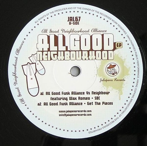 All Good Neighbourhood Alliance - All Good Neighbourhood EP | Jalapeno Records (JAL 67) - 3
