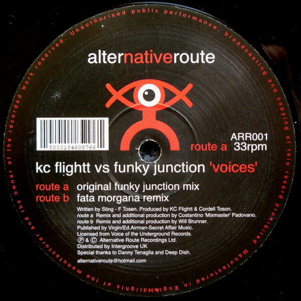 KC Flightt Vs Funky Junction - Voices | Alternative Route Recordings (ARR001)