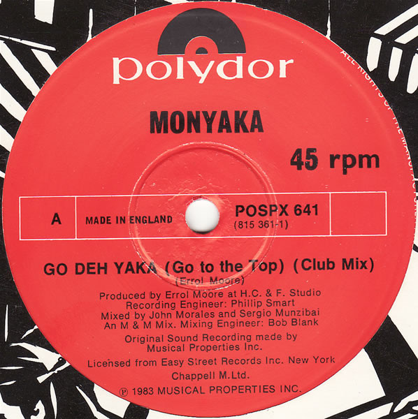 Monyaka - Go Deh Yaka | Polydor (POSPX 641) - 2