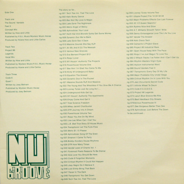 Various - Nu Groove  - 25 West 38th - A Compilation | Network Records (ngv 91) - 4