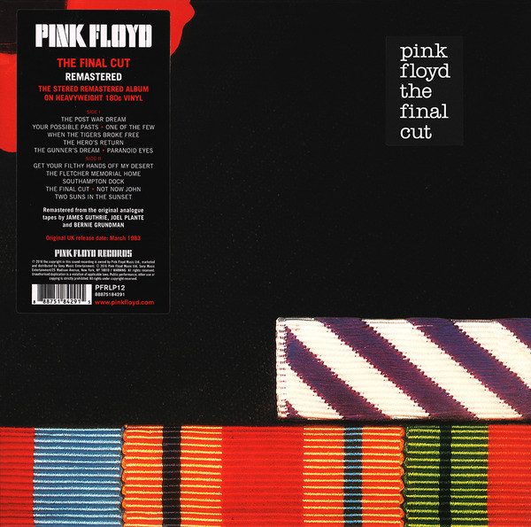 Pink Floyd - The Final Cut | Pink Floyd Records (PFRLP12) Pink Floyd - The Final Cut | Pink Floyd Records (PFRLP12)