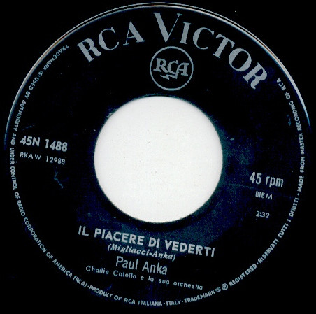 Paul Anka - Deve Essere La Nostra Estate | RCA Victor (45N 1488) - 4 Paul Anka - Deve Essere La Nostra Estate | RCA Victor (45N 1488) - 4