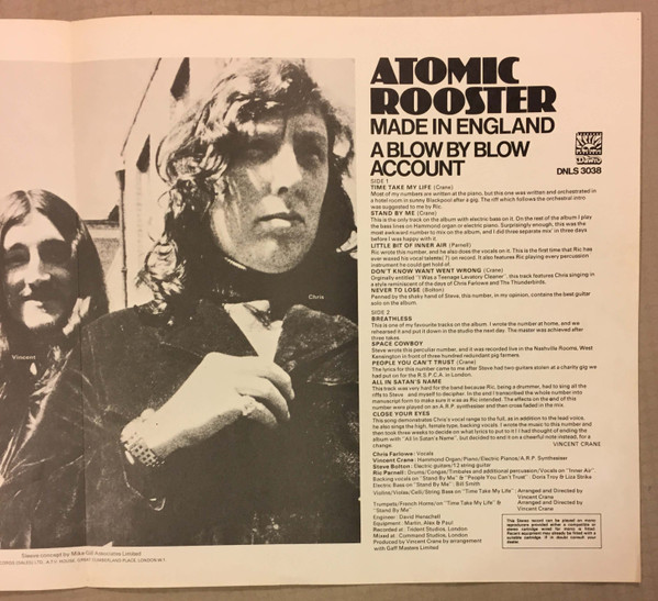 Atomic Rooster - Made In England | Dawn (DNLS 3038) - 3