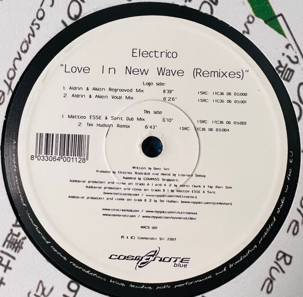 Electrico - Love In New Wave (Remixes) | Cosmonote Blue (WRCB001)
