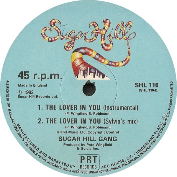Sugarhill Gang - The Lover In You | Sugar Hill Records (SHL 116) - 2 Sugarhill Gang - The Lover In You | Sugar Hill Records (SHL 116) - 2