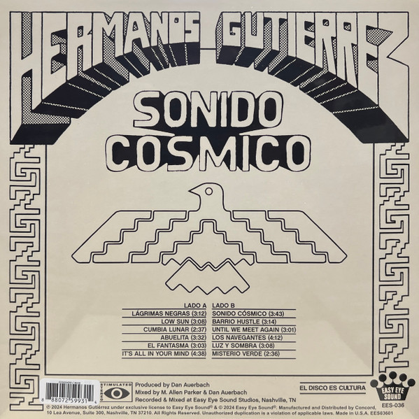 Hermanos Gutiérrez - Sonido Cósmico | Easy Eye Sound (EES-036) - 2 Hermanos Gutiérrez - Sonido Cósmico | Easy Eye Sound (EES-036) - 2