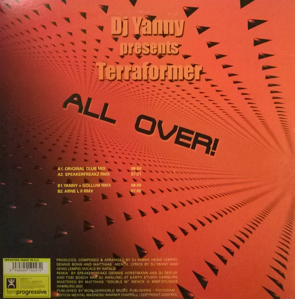 DJ Yanny Presents Terraformer - All Over! | Temprogressive (TP9247MX) - 2 DJ Yanny Presents Terraformer - All Over! | Temprogressive (TP9247MX) - 2