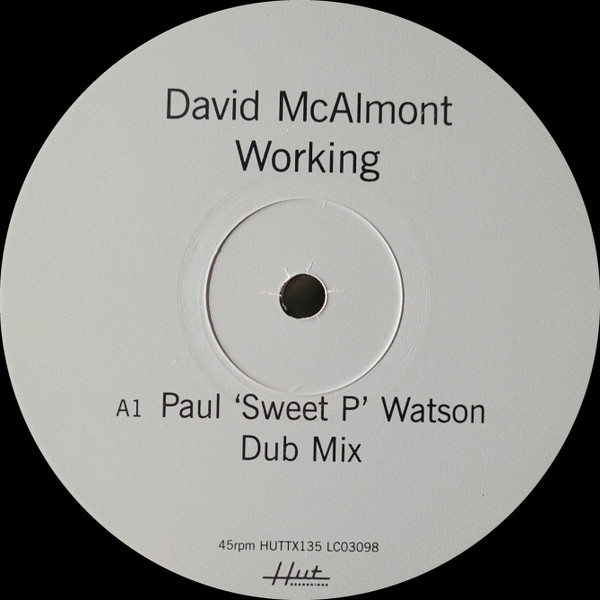 David McAlmont - Working | Hut Recordings (HUTTX135) - 2