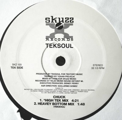 Teksoul - Chuck | Skuzz Records (SKZ 103) - main Teksoul - Chuck | Skuzz Records (SKZ 103) - main