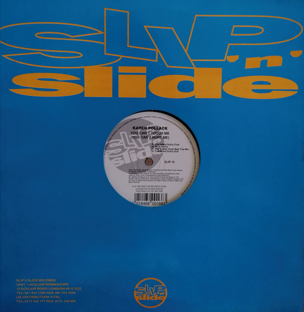 Karen Pollack - You Can't Touch Me | Slip 'n' Slide (SLIP 15)