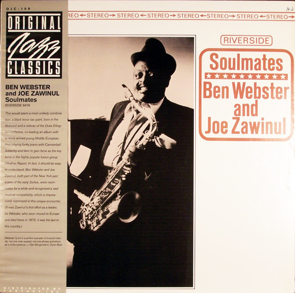 Ben Webster And Joe Zawinul - Soulmates | Original Jazz Classics (OJC-109)