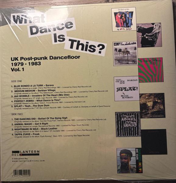Various - What Dance Is This? (UK Post Punk Dancefloor Vol.1) | Lantern Rec. (LANR068) - 2