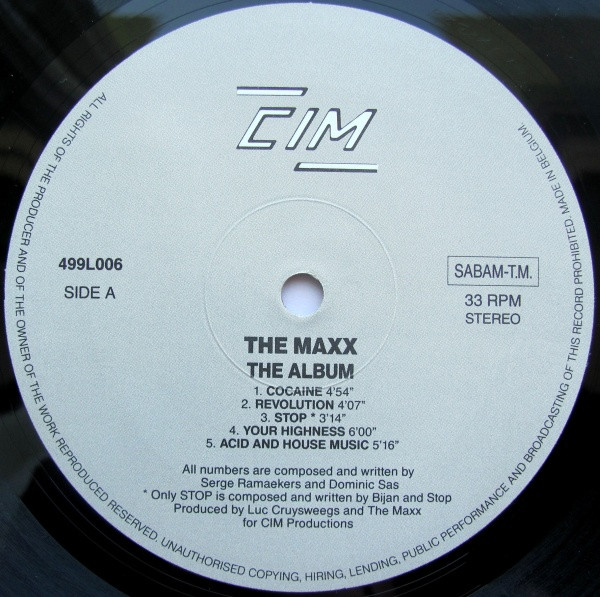 The Maxx - The Album | CIM (499L006) - 3