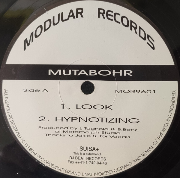 Mutabohr - Look | Modular Records (MOR9601)