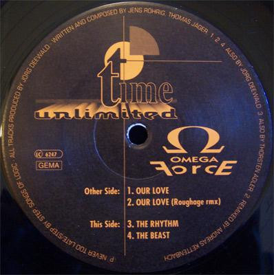 Omega Force - Our Love | Time Unlimited (TIME 018-6)