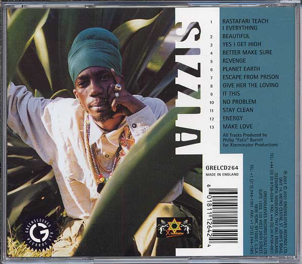 Sizzla - Rastafari Teach I Everything | Greensleeves Records (GRELCD 264) - 2 Sizzla - Rastafari Teach I Everything | Greensleeves Records (GRELCD 264) - 2