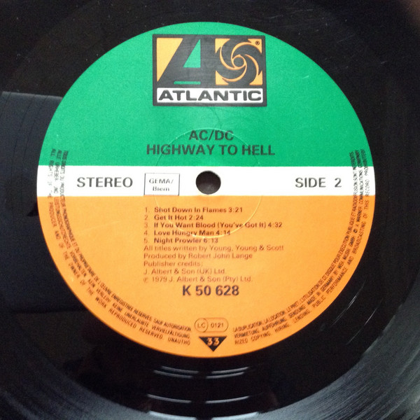 AC/DC - Highway To Hell | Atlantic (ATL 50 628) - 4 AC/DC - Highway To Hell | Atlantic (ATL 50 628) - 4