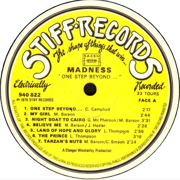 Madness - One Step Beyond... | Stiff Records (940 822) - 3