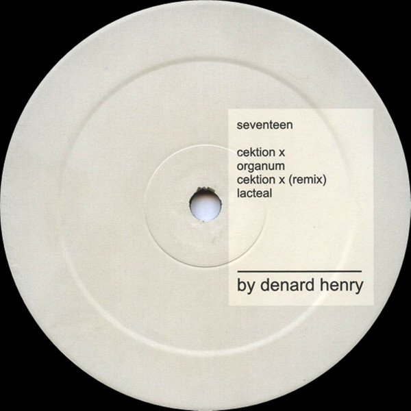 Denard Henry - Cektion X | Monoïd (MONOID 017) - main Denard Henry - Cektion X | Monoïd (MONOID 017) - main