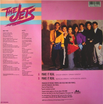The Jets - Make It Real | MCA Records (MCA-23859) - 2