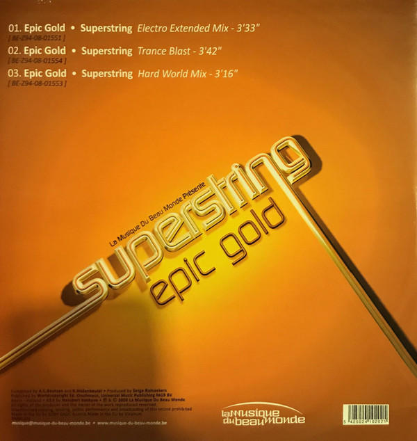 Epic Gold - Superstring | La Musique Du Beau Monde (BMM 202)