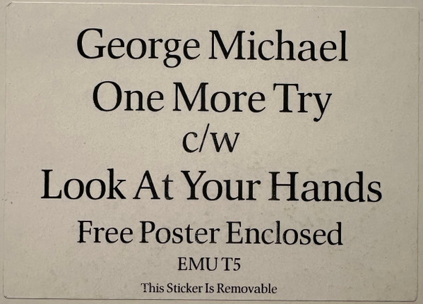 George Michael - One More Try | Epic (EMU T5) - 2