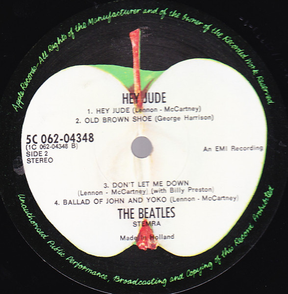 The Beatles - Hey Jude | Apple Records (5C 062-04348) - 4 The Beatles - Hey Jude | Apple Records (5C 062-04348) - 4